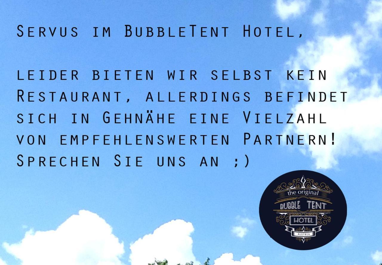Bubble Tent Hotel Weyregg Exteriér fotografie